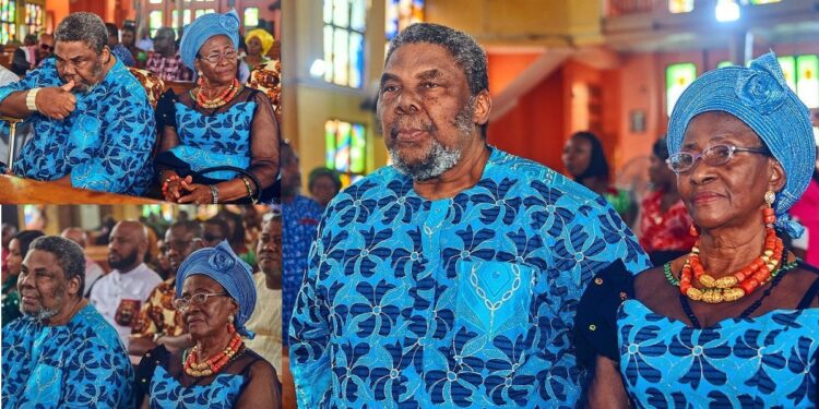 Veteran actor, Pete Edochie and wife celebrate 53rd wedding anniversary