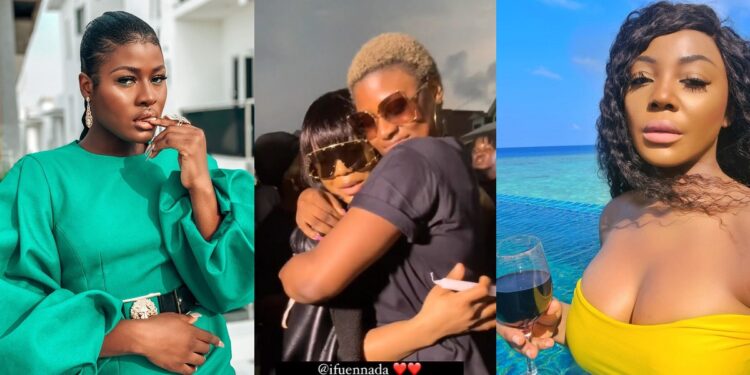 BBNaija’s Alex and Ifu Ennada end their over 2-year beef at Rico’s candlelight procession (Video)