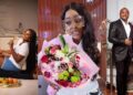 “You should’ve sent the money to my account” – Actress Chizzy Alichi tells husband after he sent her a flower bouquet (Video)