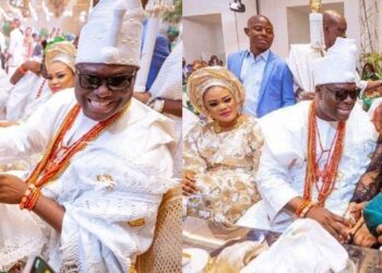 Singer Davido introduces Chioma to Ooni of Ife as his wife (Video)