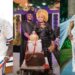 Singer Davido arrives Benin for his aide, Israel DMW’s white wedding