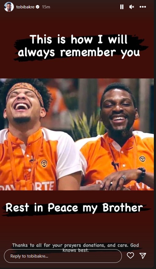 Just In : BBNaija Star, Rico Swavey has passed away 5 Etinosa 2 3