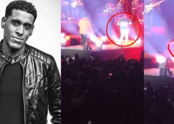 Moment popular singer died after collapsing on stage in Paris (Video)