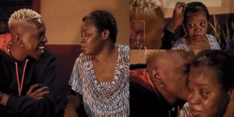 “She’s doing a lot better” – Reality star Hermes emotional as he reunites with his mother after BBNaija (Video)