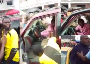 Drama as man catches his wife with popular Cameroonian singer (video)