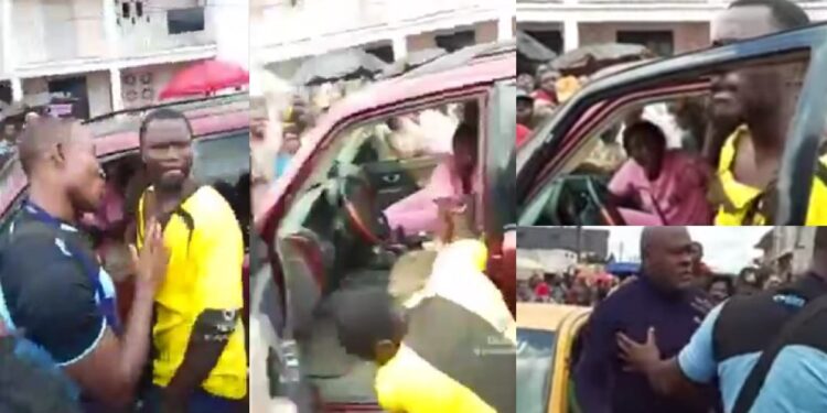 Drama as man catches his wife with popular Cameroonian singer (video)