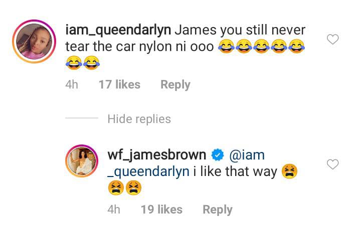 James Brown replies fan who asked why he’s yet to tear the nylon of his new Range Rover 4 IMG 20221004 WA0030