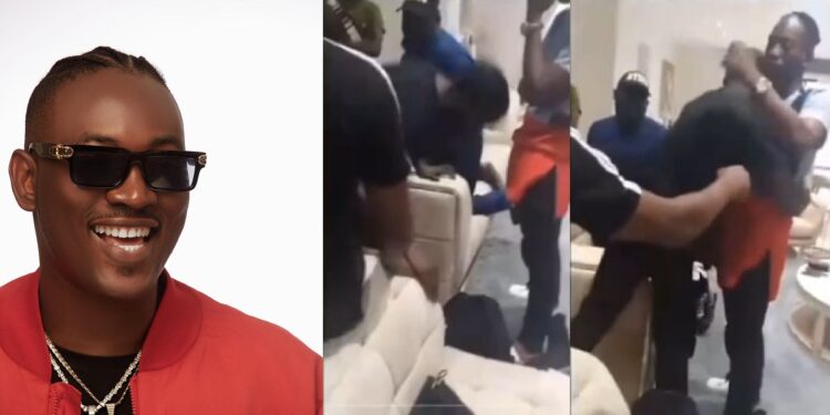 Dammy Krane shares video of one of Davido’s alleged boys apologizing to him after he accused the music executive of sending his boys to attack him (video)