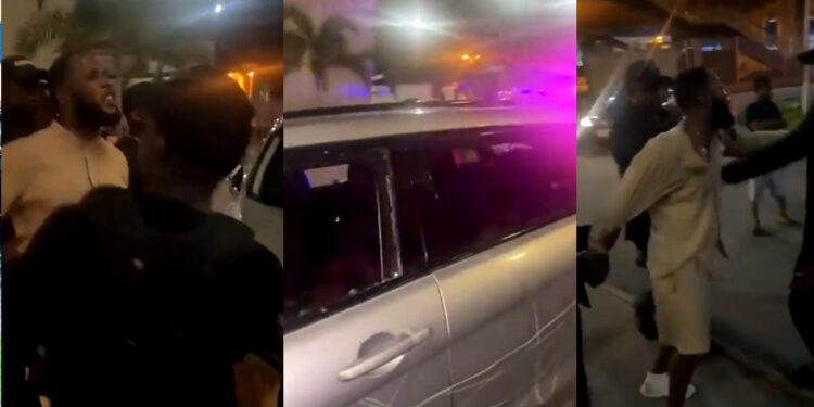Man destroys the Range Rover he bought for his “side chick” after he caught her cheating on him. (VIDEO)