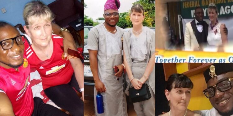 “She fell out of love” – Nigerian man who married older white lady in viral love story reveals she has ‘served him breakfast’