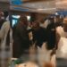 “My job is done” – Obasanjo says as he vacates his seat and puts Peter Obi on it (video)