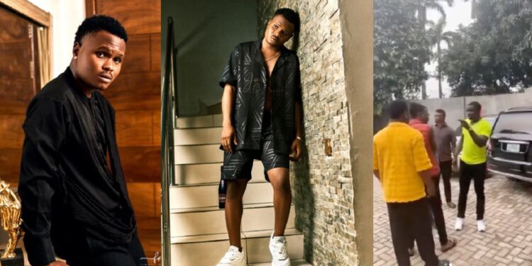 Skitmaker, Oluwadolarz exchange words with fellow driver over parking space in Ibadan.