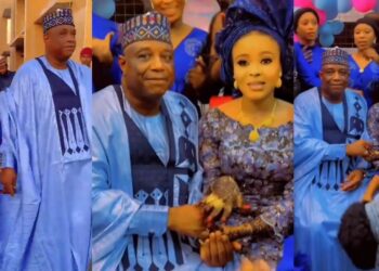 “Stop judging others without knowing them” – Nigerian woman defends young lady against trolls mocking her for marrying an older man (video)