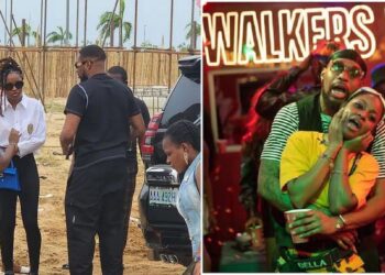 Sheggz and Bella spotted together for the first time outside Big Brother house. (Photos)