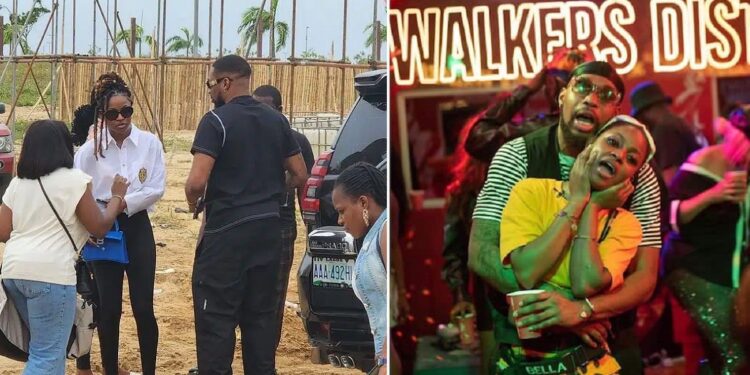 Sheggz and Bella spotted together for the first time outside Big Brother house. (Photos)