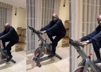 I am healthy and ready to serve Nigerians from Day one – APC Presidential Candidate, Tinubu writes as he shares video of his workout session.