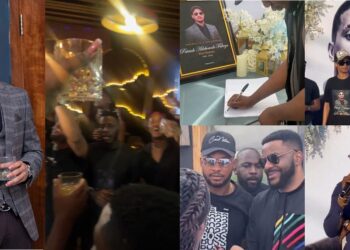 “This is very insensitive” – Nigerians drag BBNaija stars for drinking shortly after Late Rico’s service of songs