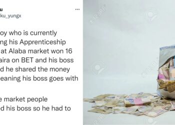 Apprentice reportedly forced to share half of the 16 Million Naira he won from sports betting with his Master.