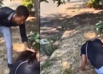 Heartbroken man forcefully collect gifts he gave his girlfriend after finding out she was cheating. (VIDEO)