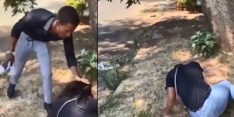 Heartbroken man forcefully collect gifts he gave his girlfriend after finding out she was cheating. (VIDEO)