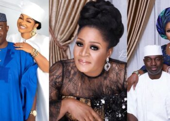 “My darling” – Actress Mercy Aigbe’s husband, Kazim Adeoti pens sweet message to first wife, Funsho on her birthday