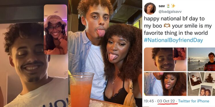 Woman discovers her man is cheating on her days after she celebrated him on social media