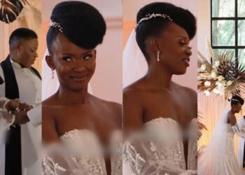 Mixed reactions as bride refuses to repeat “for richer, for poorer” during wedding vow (Video)