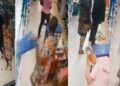 CCTV captures man stealing cloth material from a boutique in Calabar (Video)