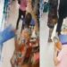 CCTV captures man stealing cloth material from a boutique in Calabar (Video)