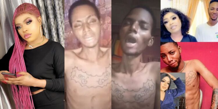 “Stop lying, ask for help and stop emotional blackmail” – Bobrisky slams ailing fan, Lord Casted over HIV claims