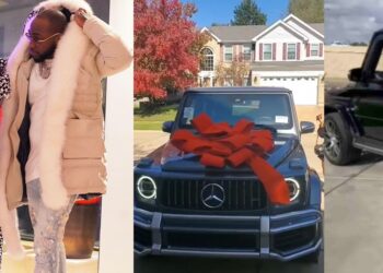 Davido buys new Mercedes G-Wagon for fiancée, Chioma (Video)