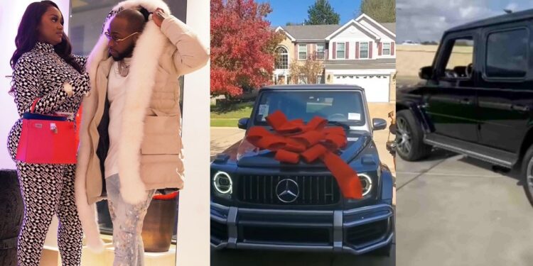 Davido buys new Mercedes G-Wagon for fiancée, Chioma (Video)