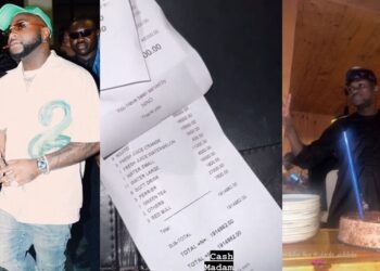 “Ladies no go see this one” – Reactions as Chioma foots over N1.9m bill at Davido’s cousin’s birthday party (Video)