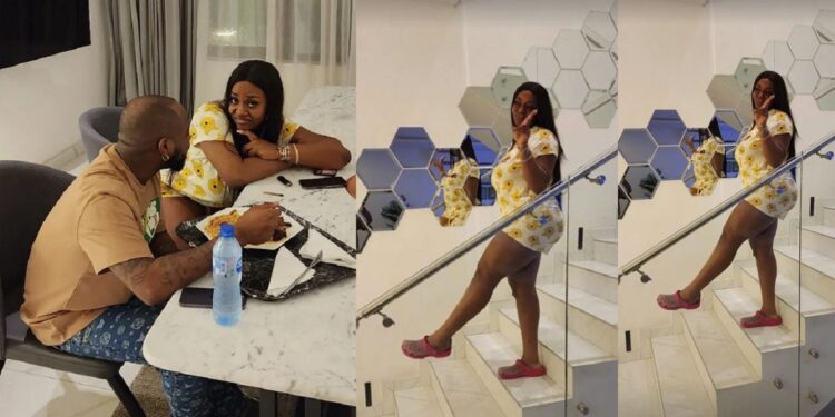 “Dem no dey put mouth for woman and man matter” — Israel DMW writes as he shares photos of Chioma rocking sleepwear in Davido’s Banana Island mansion (Photos)