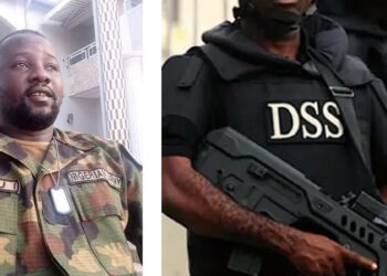 Nigerian soldier arrested for selling and hiring guns to kidnappers.