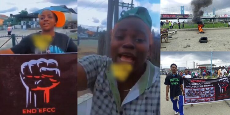 Ladies in Warri protest