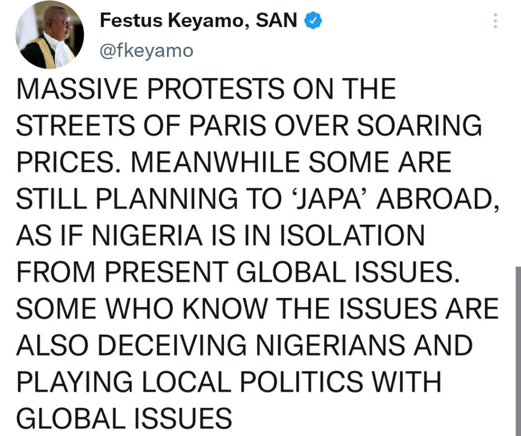 Festus Keyamo says