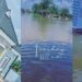 “Tears in my heart” – Nigerian lady laments bitterly as flood engulfs her newly built house before she moved in (Video)