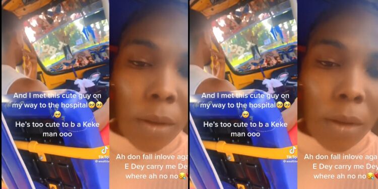 “I don fall in love again and e dey carry go where I no know” – Lady gushes her over Keke rider.