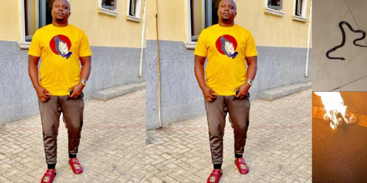 Actor Kelvin Chizzy shares how he handled a snake that visited him at midnight.