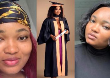 beautiful Nigerian lady leaves