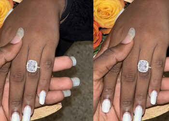 “I would never agree to marry a man with this length of nails” – Nigerian lady says as she reacts to an engagement photo