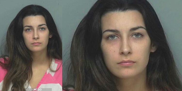 Young lady’s mugshot has men drooling and ignoring her crime.