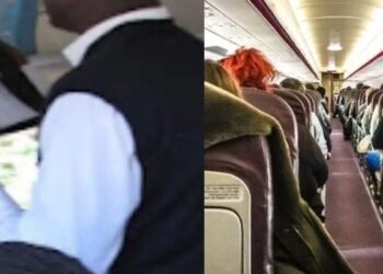 “This is not danfo , shut up!” – Passenger tackles Nigerian man preaching on an international flight