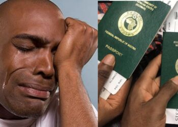 Nigerian lady dumps her husband barely two months after he moved her abroad.