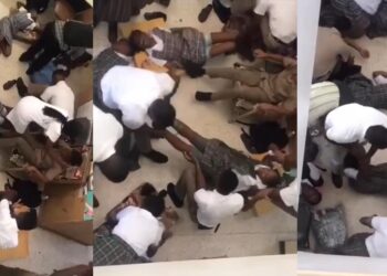 students collapsed