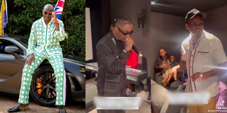 UK-based pastor Tobi Adeboyega dances
