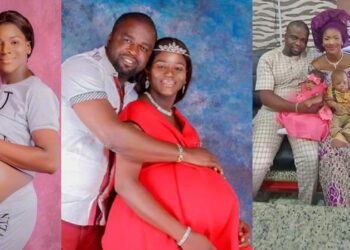 “Women deserve awards” – Reactions as woman who recently welcomed triplets shows off her large baby bump (Video)