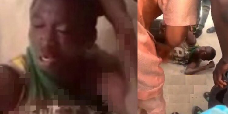 Fake mentally challenged man caught with sack filled with dead babies