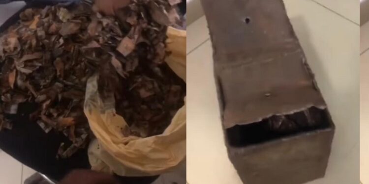 “Spend your money, you no gree.” – Netizens reacts as Nigerian man opens his saving box and finds it filled with rotten notes.